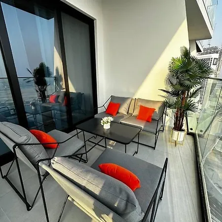 Stylish 1 Bedroom In Binghatti, Business Bay, Canal View Dubai Buitenkant foto